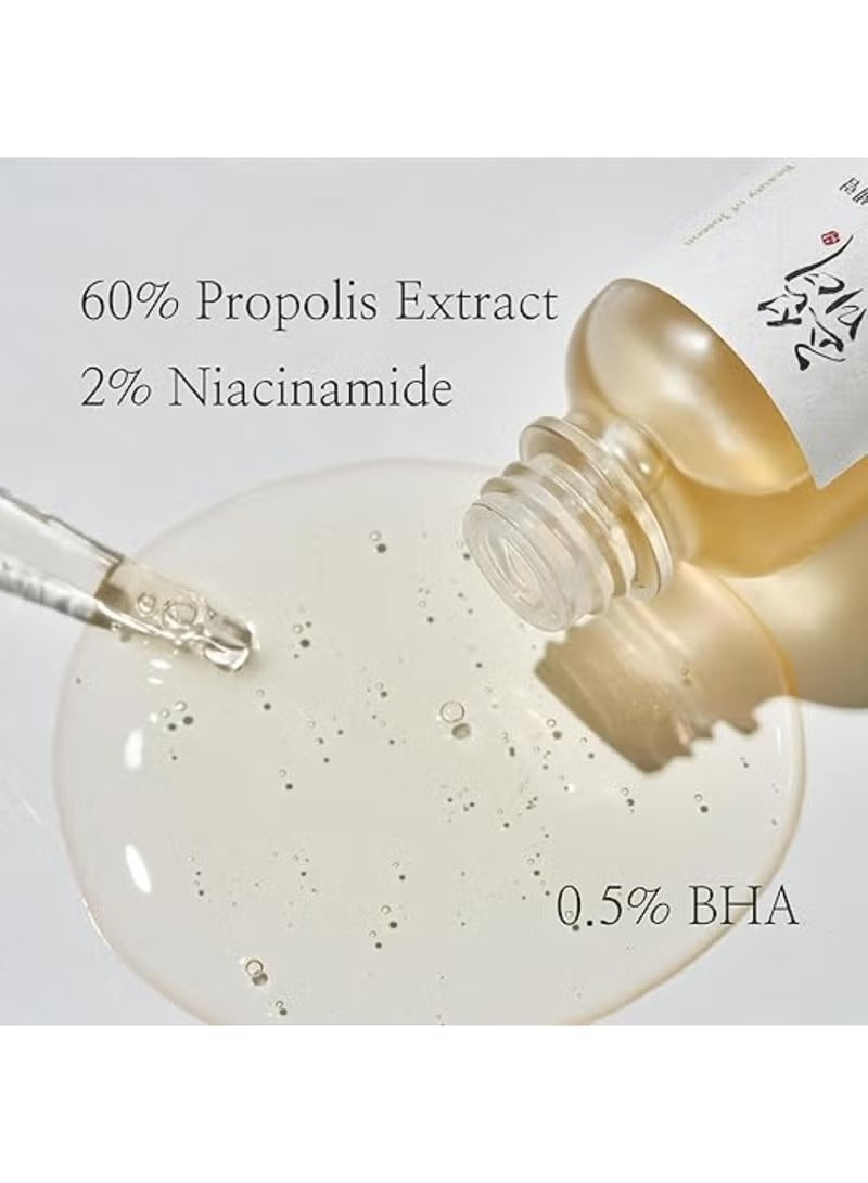 Glow Serum Propolis and Niacinamide Hydrating Facial Soothing Moisturizer for Irritate, Uneven Skin Tone, Korean Skin Care 30ml, 1 fl.oz 30ml