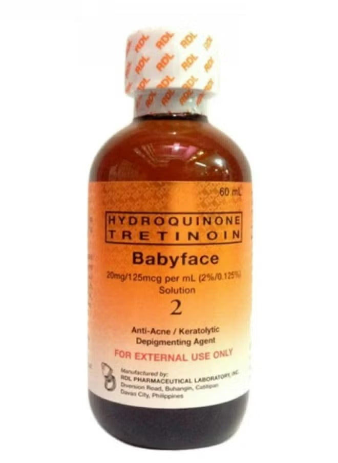 Babyface Astringent Hydroquinone+Tretinoin 2 - 60 ML