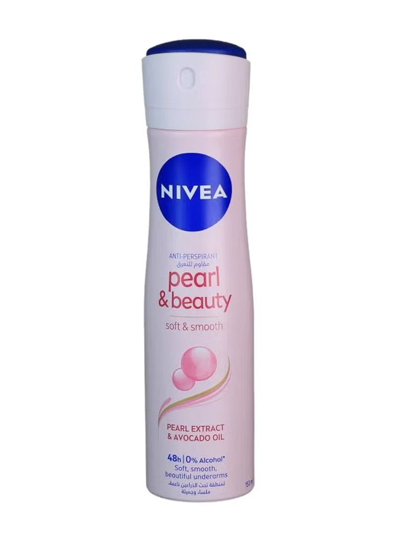 Pearl And Beauty Antiperspirant for Women Extracts Spray 150ml