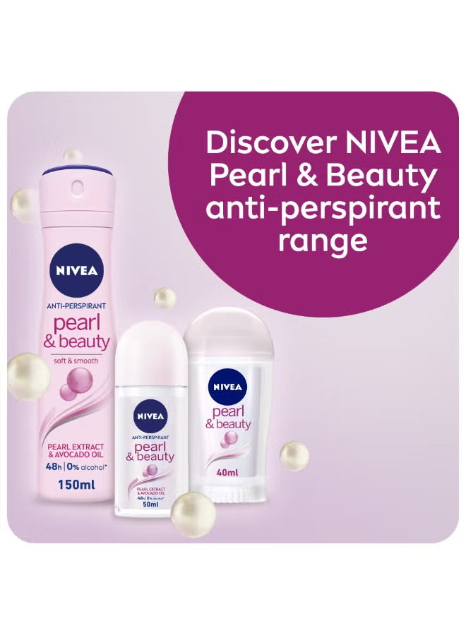 Pearl And Beauty Antiperspirant for Women Extracts Spray 150ml