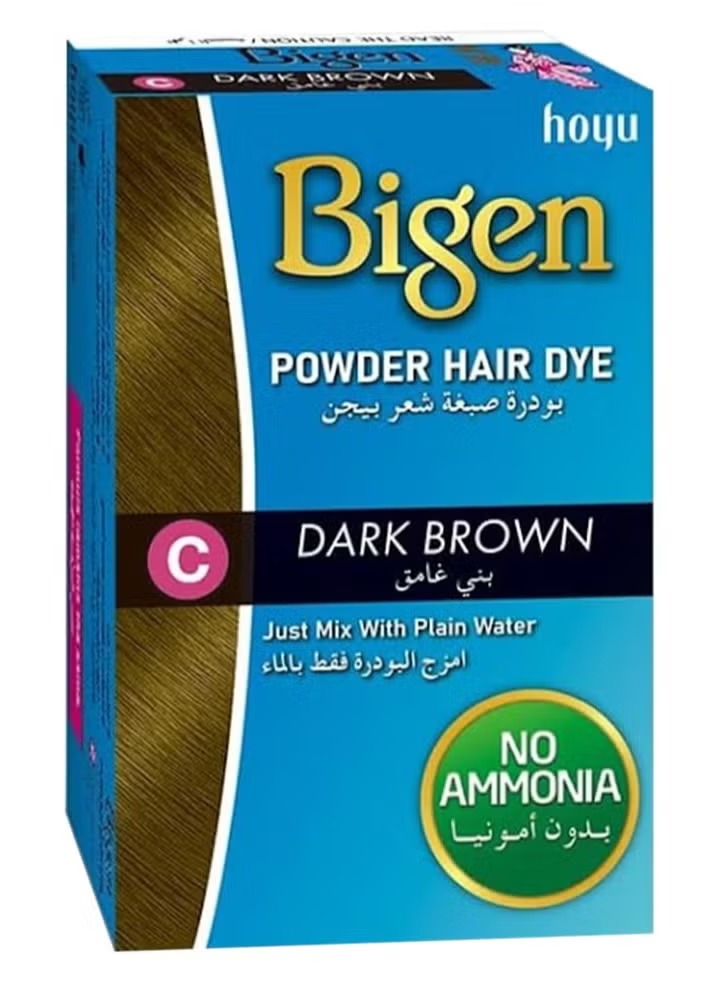 Powder Hair Dye Dark Brown 6grams