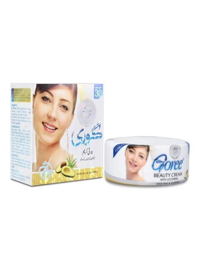5-Piece Beauty Cream With Lycopene White 5 X 30grams