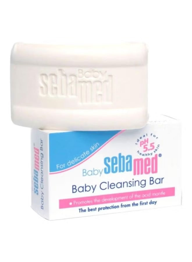 Baby Cleansing Soap Bar With Panthenol, Pack of 2, 100g+100g