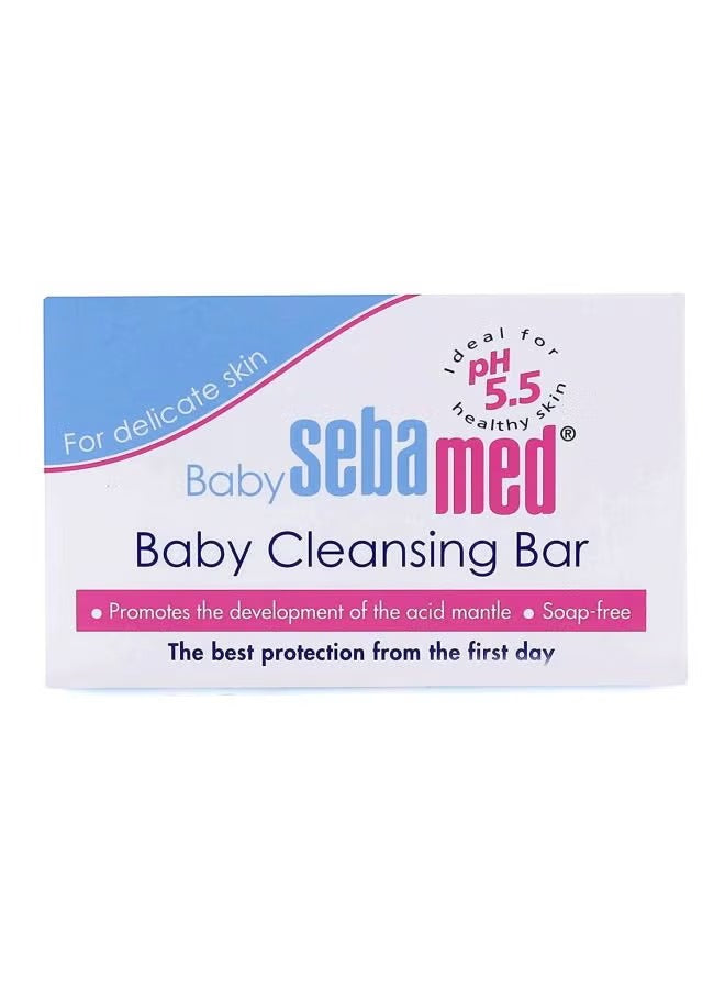 Baby Cleansing Soap Bar With Panthenol, Pack of 2, 100g+100g