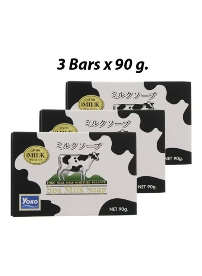 Spa Milk Soap 3x90grams