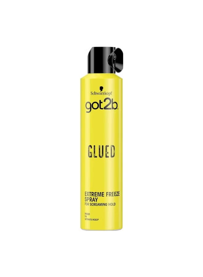 Got2b Glued Extreme Freeze Spray for Screaming Hold Multicolour 300ml