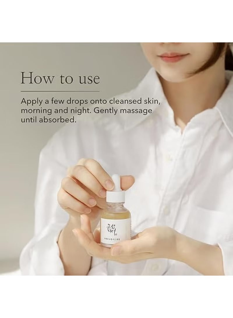 Glow Serum Propolis and Niacinamide Hydrating Facial Soothing Moisturizer for Irritate, Uneven Skin Tone, Korean Skin Care 30ml, 1 fl.oz 30ml