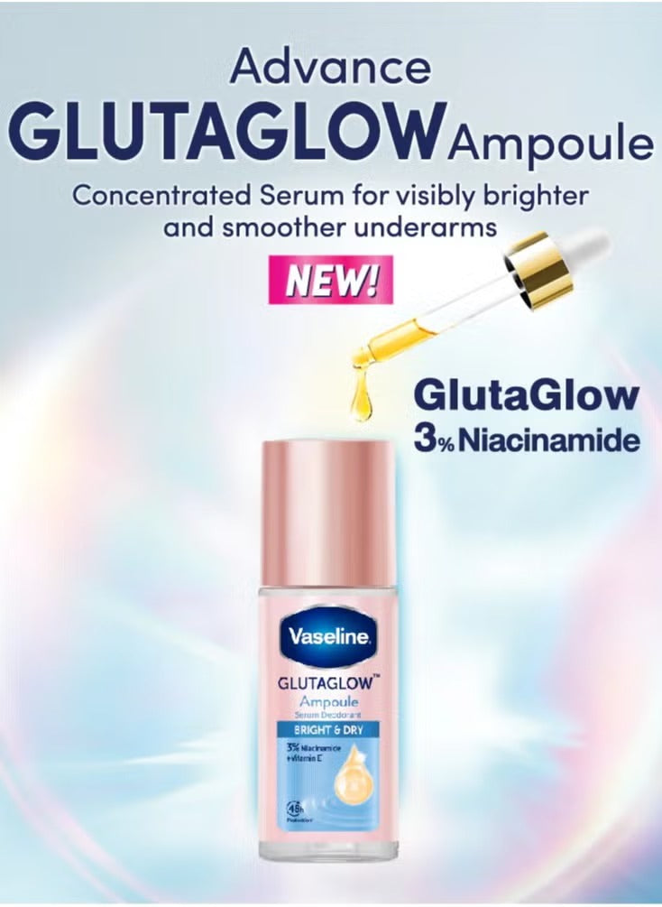 Glutaglow Bright And Dry Ampoule Serum Deodorant 45 ML